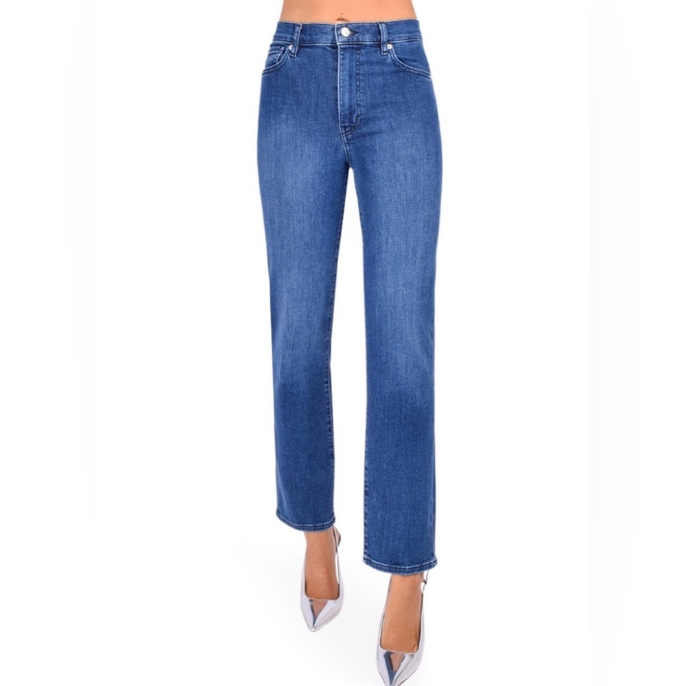 Frame Le High Rise Straight Jeans Women's Size 31 Majesty Blue (32x26”)